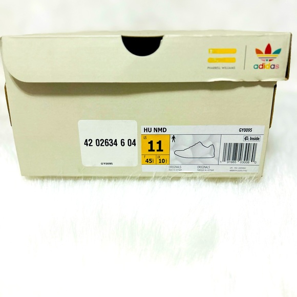 Pharrell Williams Orange Adidas HU NMD Originals Gy0095 - Picture 2 of 11